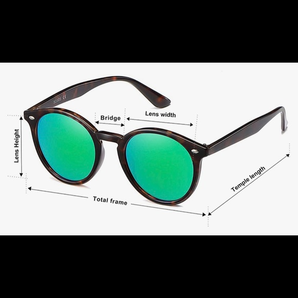 Mirrored tortoise shell glasses - Picture 4 of 5